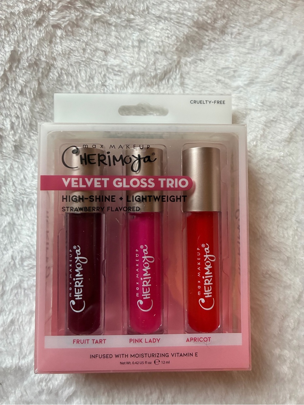 Velvet Gloss Trio — Pink, Red, Berry